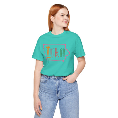 Iowa Pink Unisex Jersey Short Sleeve Tee