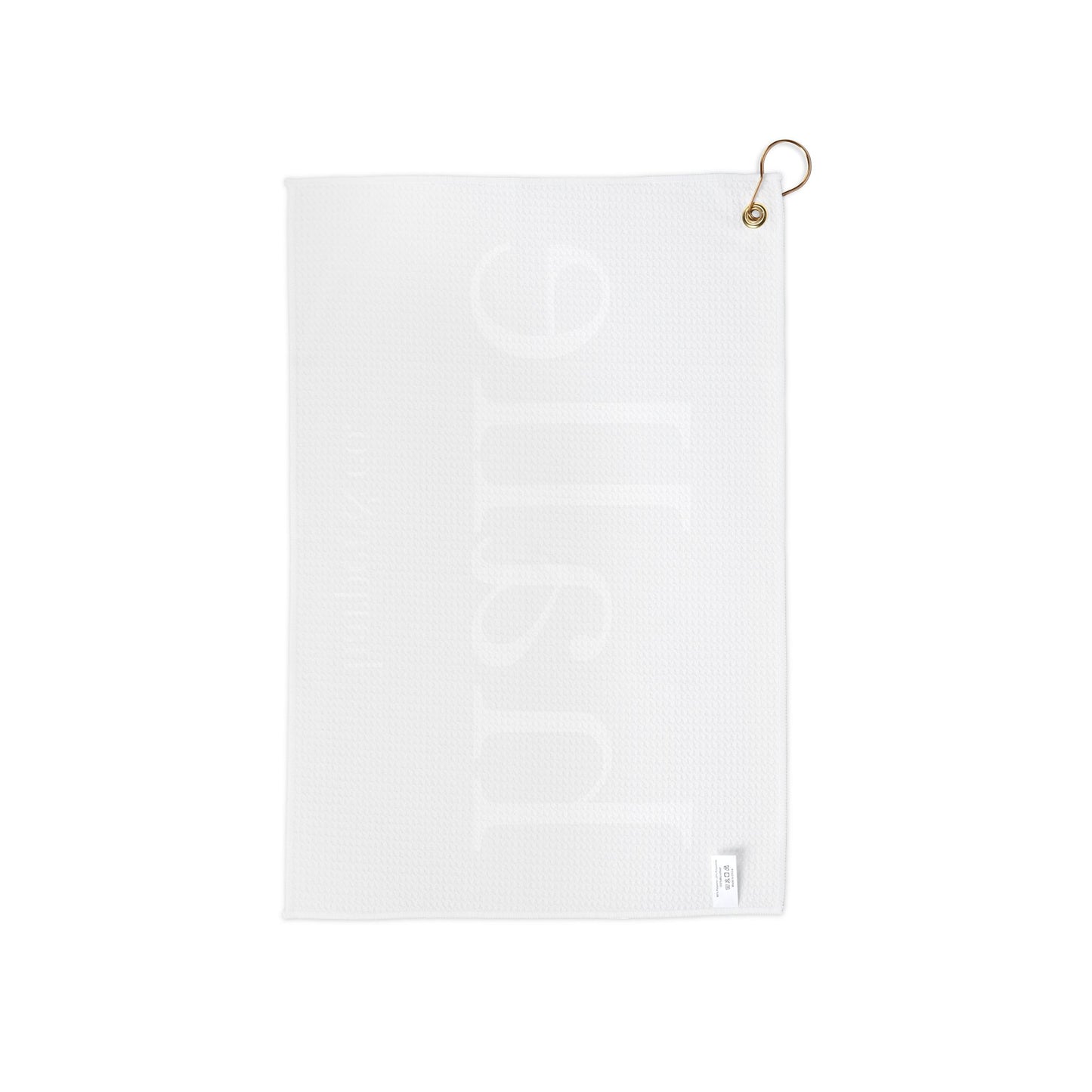 Personalized Harper & Co. Embossed Logo Golf Towel — Premium Monogrammed Golf Accessory