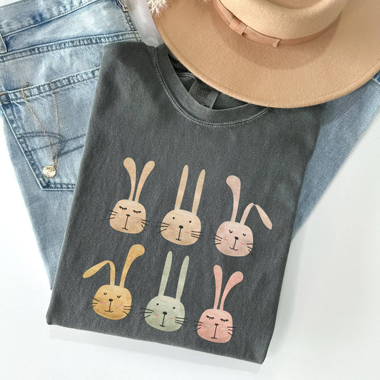 Adorable Easter Bunnies, Rabbits Comfort Colors Tshirt