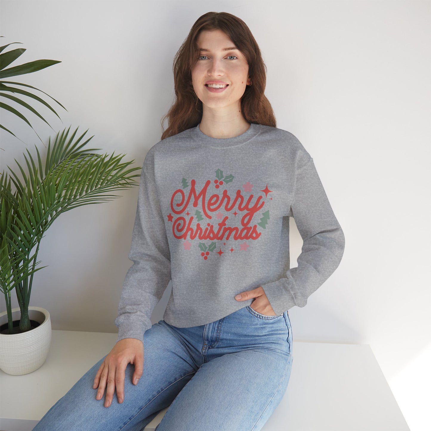Merry Christmas Jersey Sweatshirt