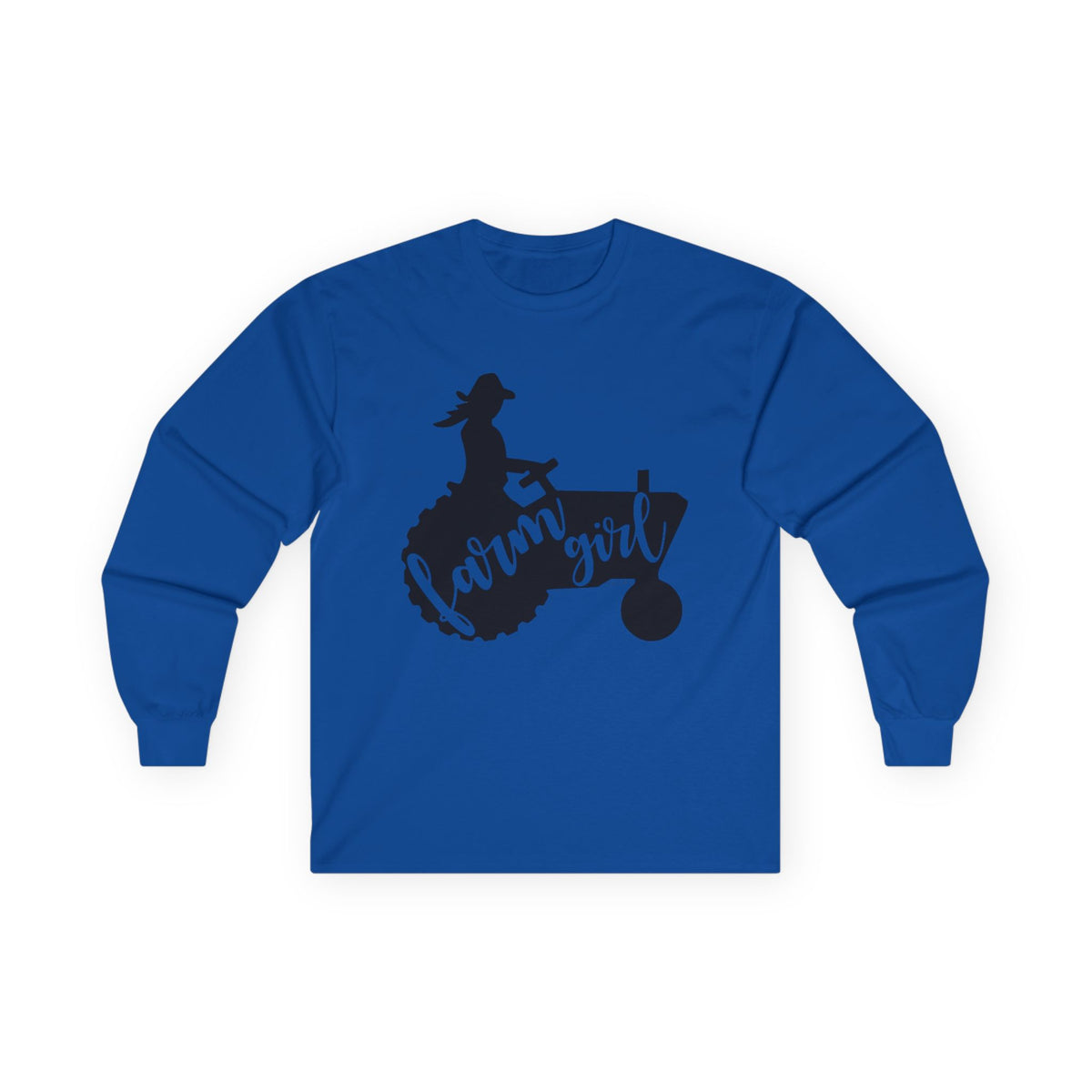 Farm Girl Tractor Long Sleeve Tee