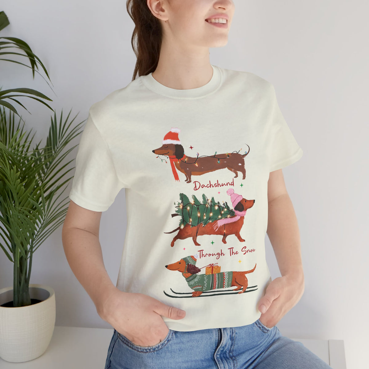 Dachshund Through the Snow T-Shirt