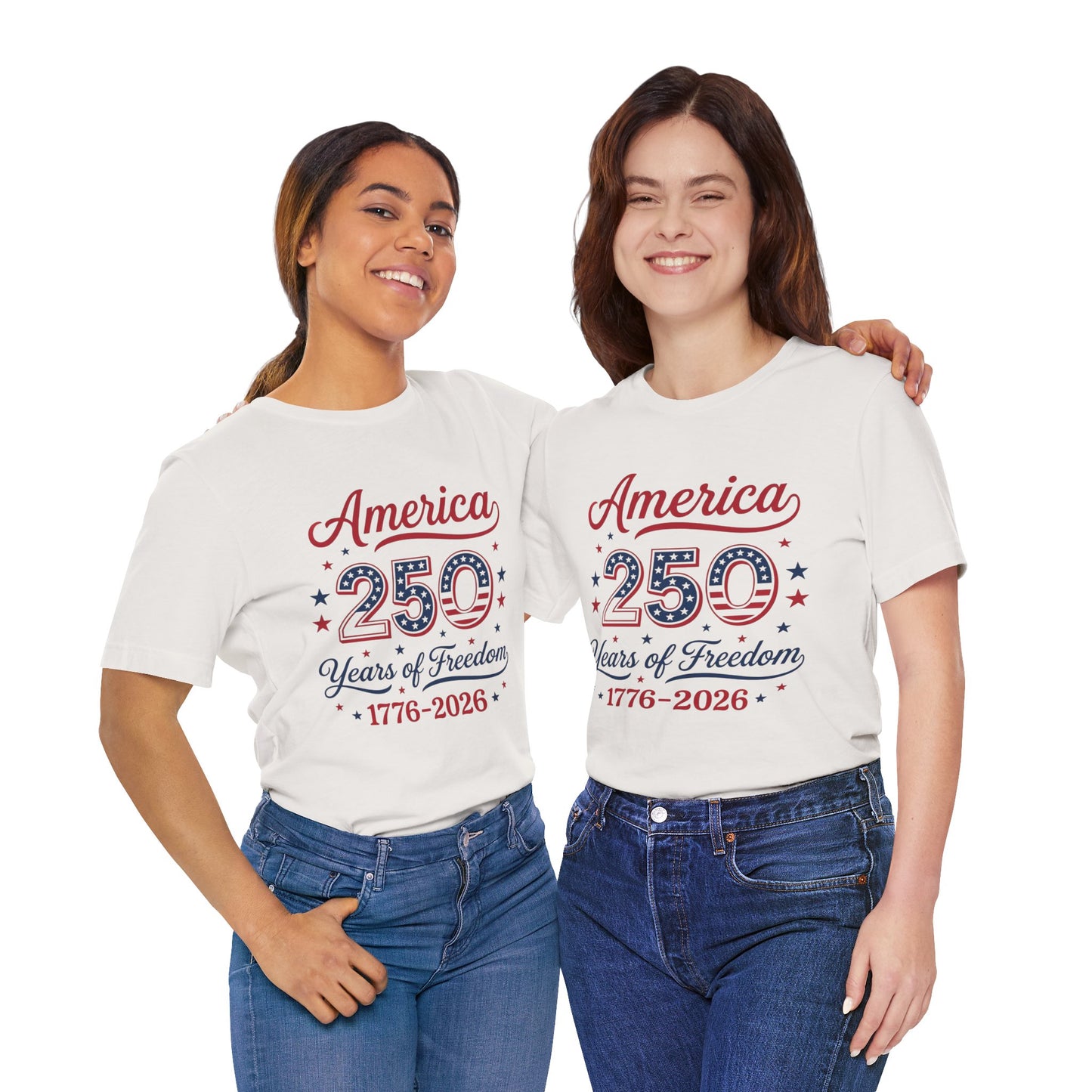 America 250th Anniversary T-Shirt — USA Bicentennial Celebration Tee