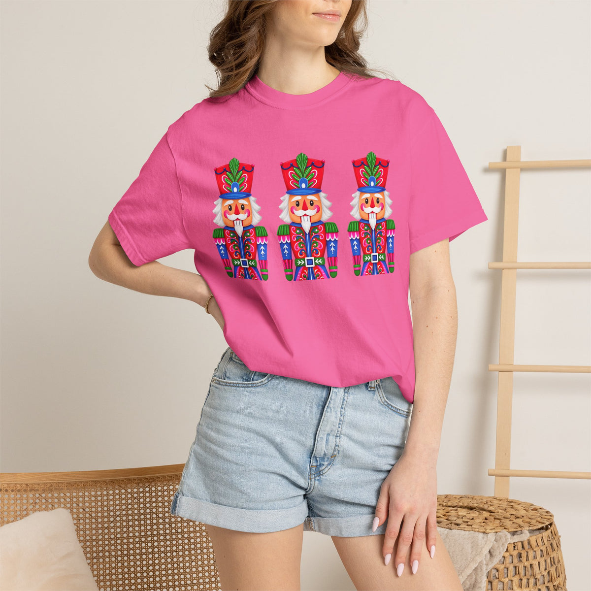 Nutcracker Trio T-shirt — Festive Christmas Holiday Tee