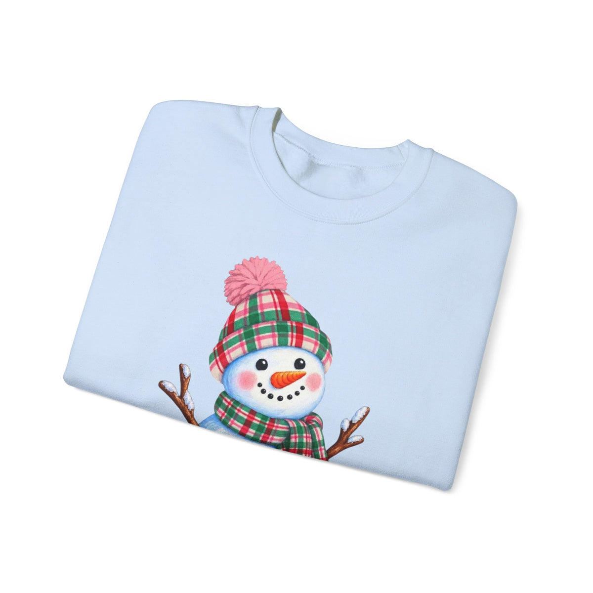 Festive Snowman Christmas Crewneck Sweatshirt