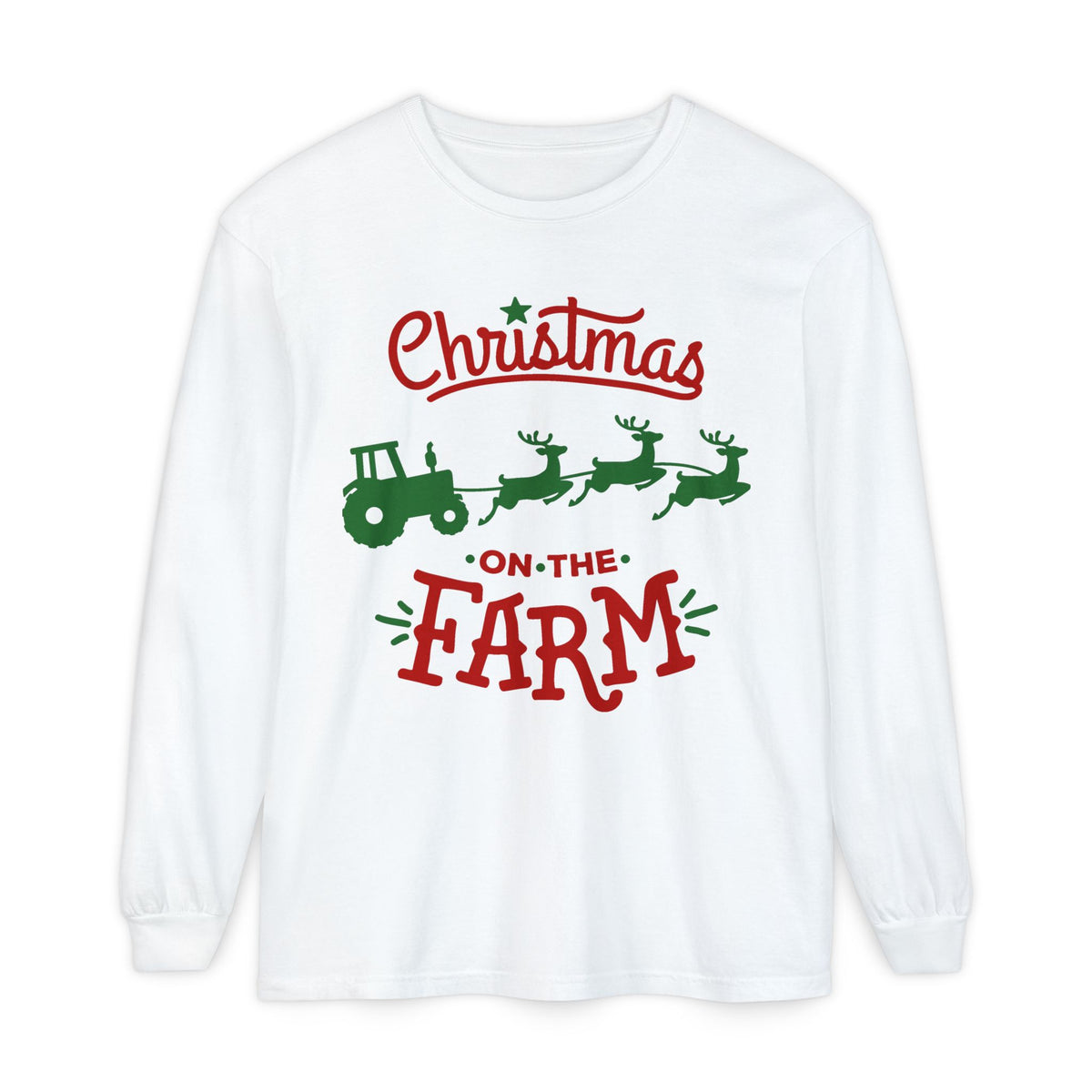 Christmas on the Farm Unisex Ultra Cotton Long Sleeve Tee