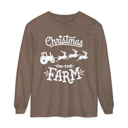 Christmas on the Farm Unisex Ultra Cotton Long Sleeve Tee