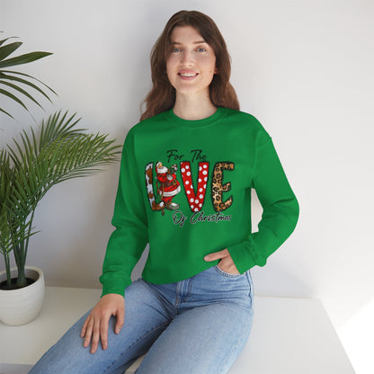 For the Love of Christmas Jersey Sweatshirt Full SIze