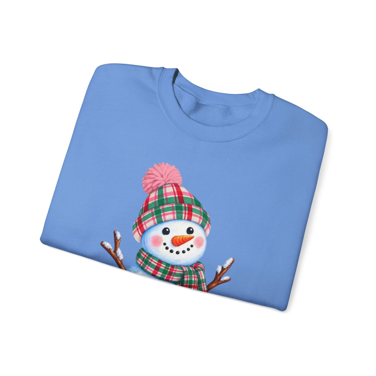 Festive Snowman Christmas Crewneck Sweatshirt