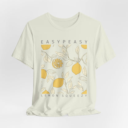 Easy Peasy Lemon Squeezy T-Shirt — Retro Lemon Graphic Tee
