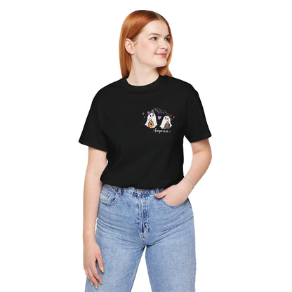 Halloween Ghost Tee — "Shop at Your Local BOO-tique" Graphic T-Shirt