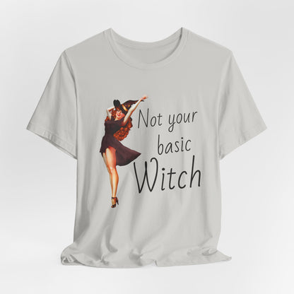 Not Your Basic Witch T-Shirt — Vintage Pinup Witch Tee