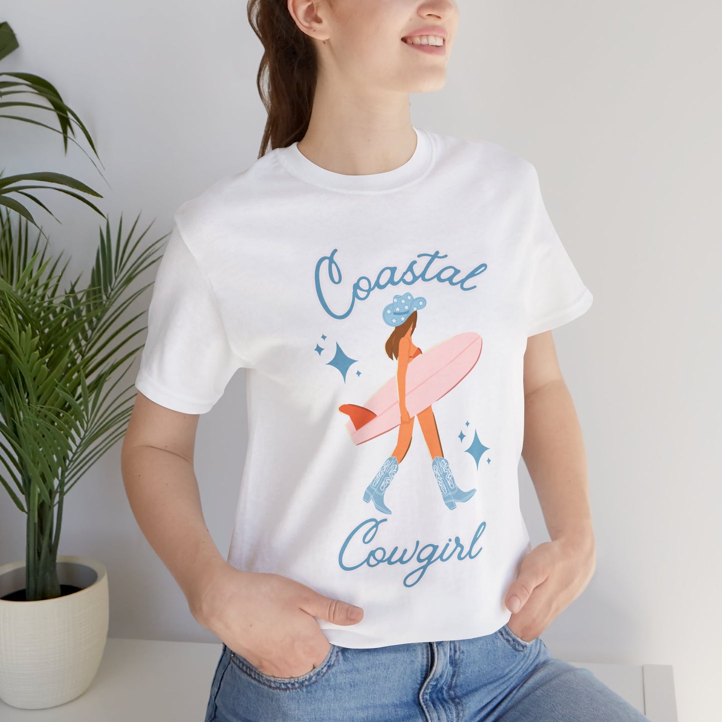 Coastal Cowgirl Surf Tee — Surfing Cowgirl Graphic T-Shirt