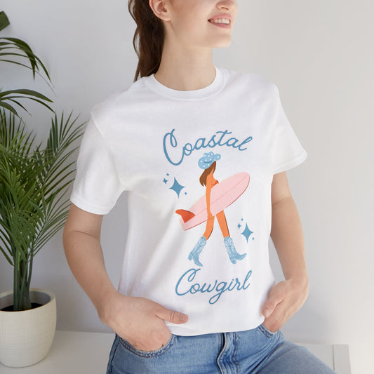 Coastal Cowgirl Surf Tee — Surfing Cowgirl Graphic T-Shirt