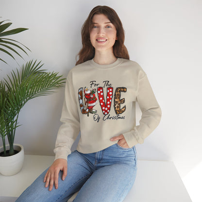 For the Love of Christmas Jersey Sweatshirt Full SIze