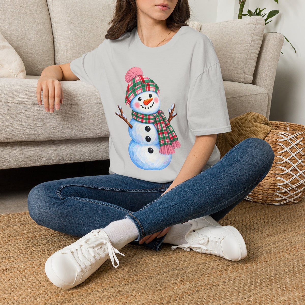 Festive Snowman Christmas T-Shirt