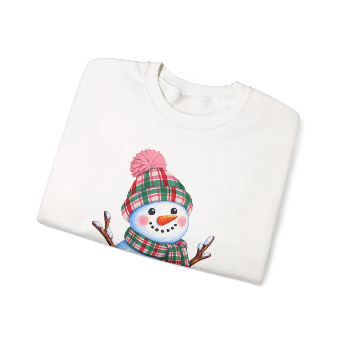 Festive Snowman Christmas Crewneck Sweatshirt