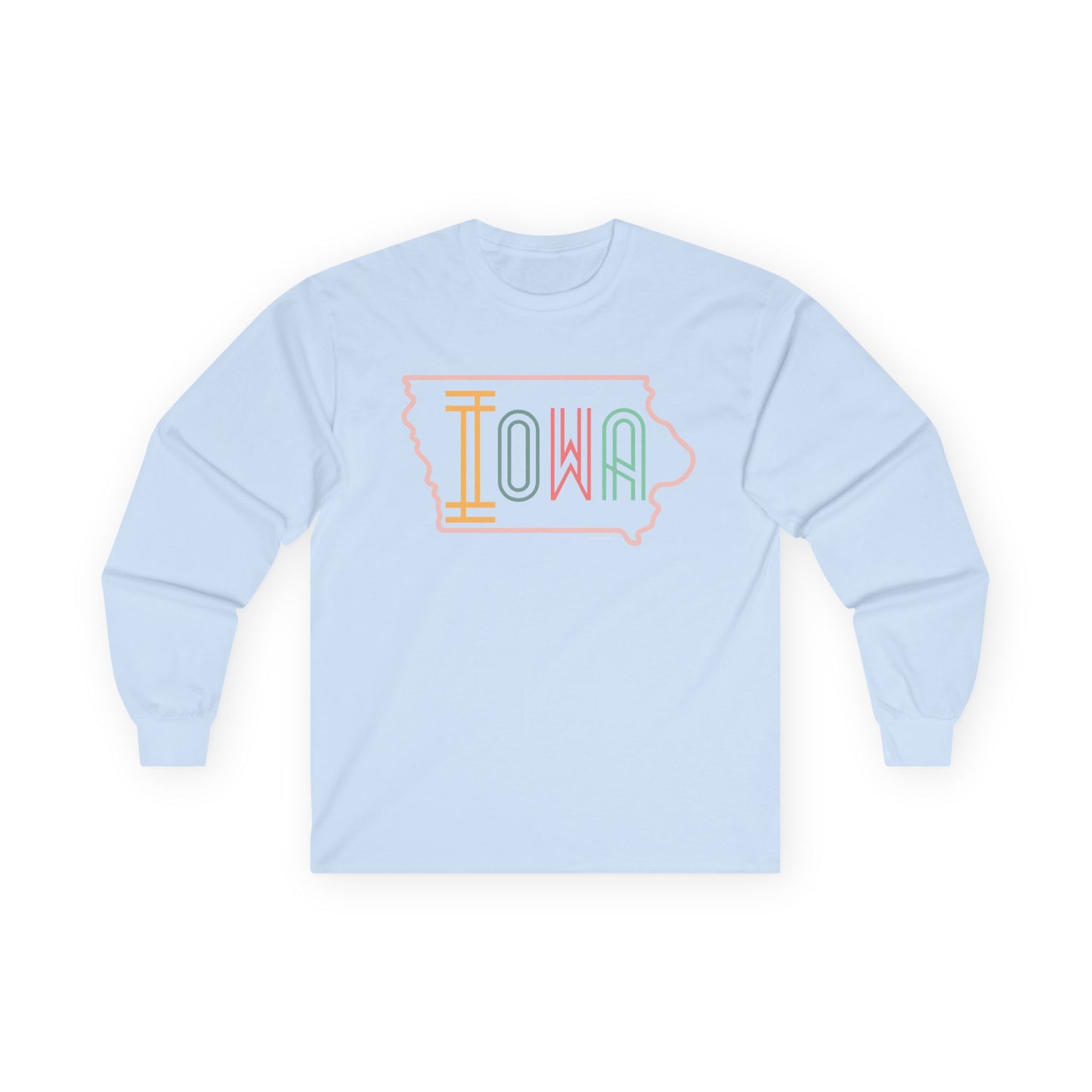 Iowa Light Graphic Long Sleeve Tee