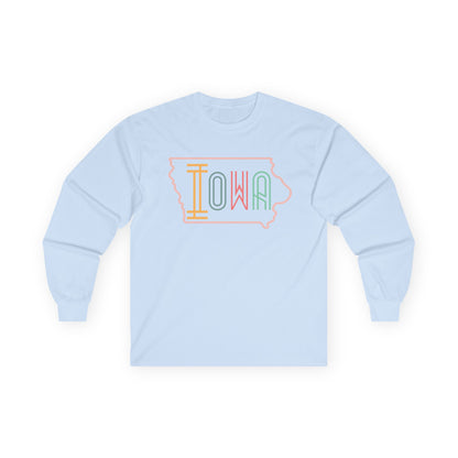 Iowa Light Graphic Long Sleeve Tee