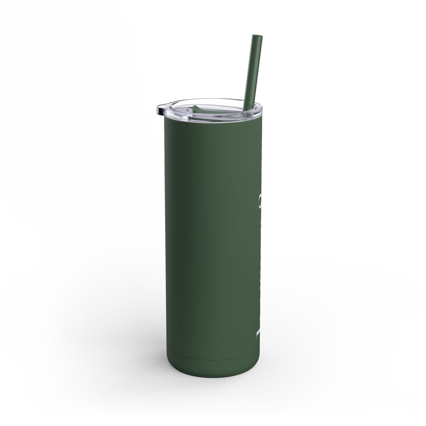 harper & co. matte Skinny Tumbler with Straw, 20oz