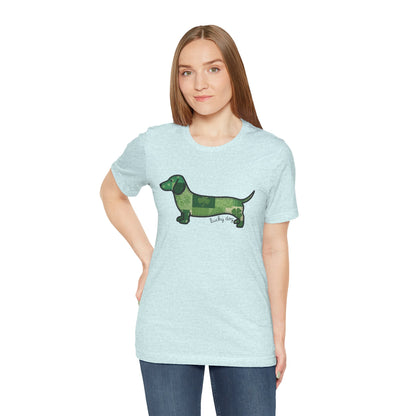 Lucky Dog Dachshund St. Patrick’s Day T-Shirt
