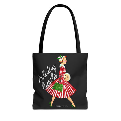 Holiday Hustle Christmas Fashion Tote Bag