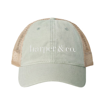 Harper & Co. Women's Washed Mesh-Back Cap