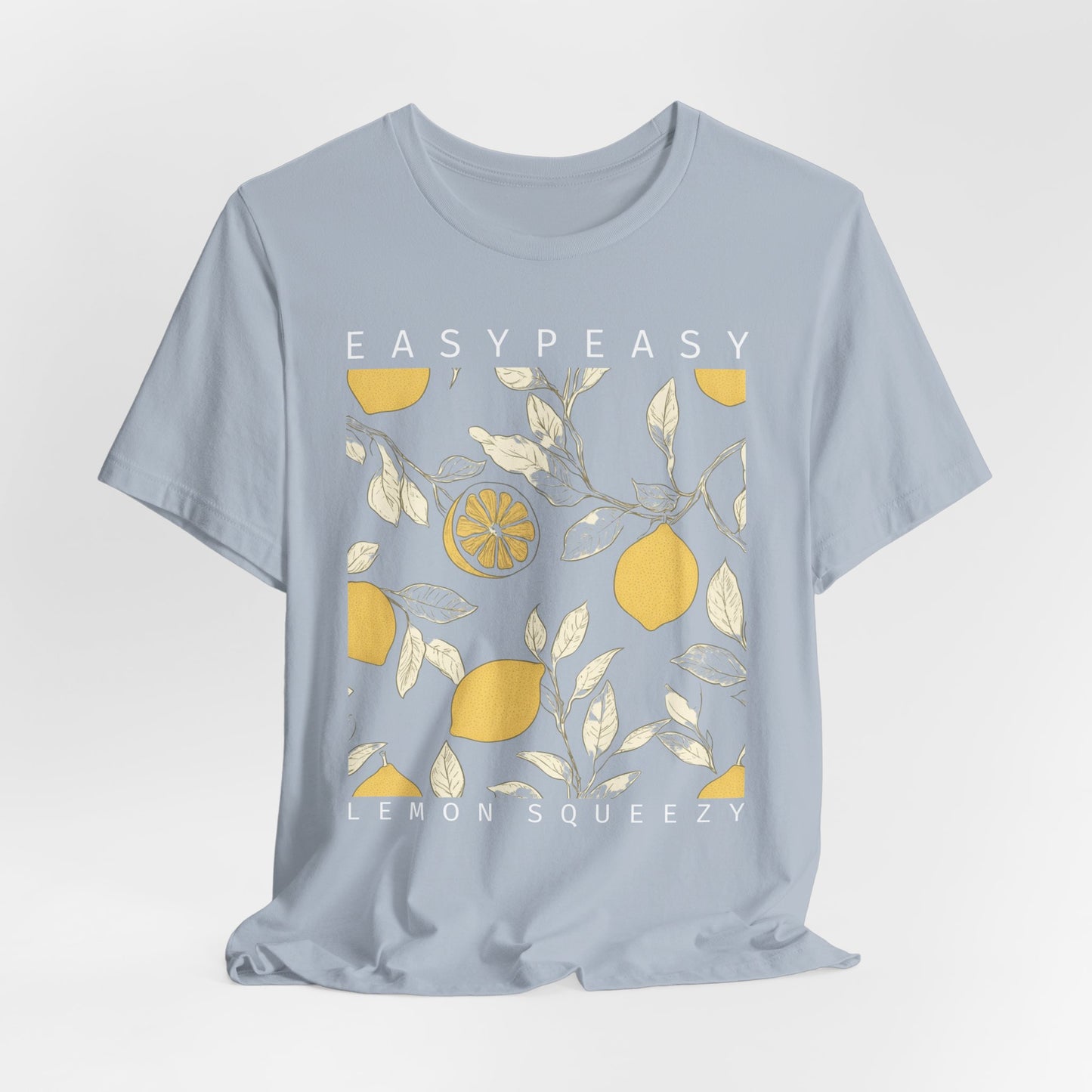 Easy Peasy Lemon Squeezy T-Shirt — Retro Lemon Graphic Tee