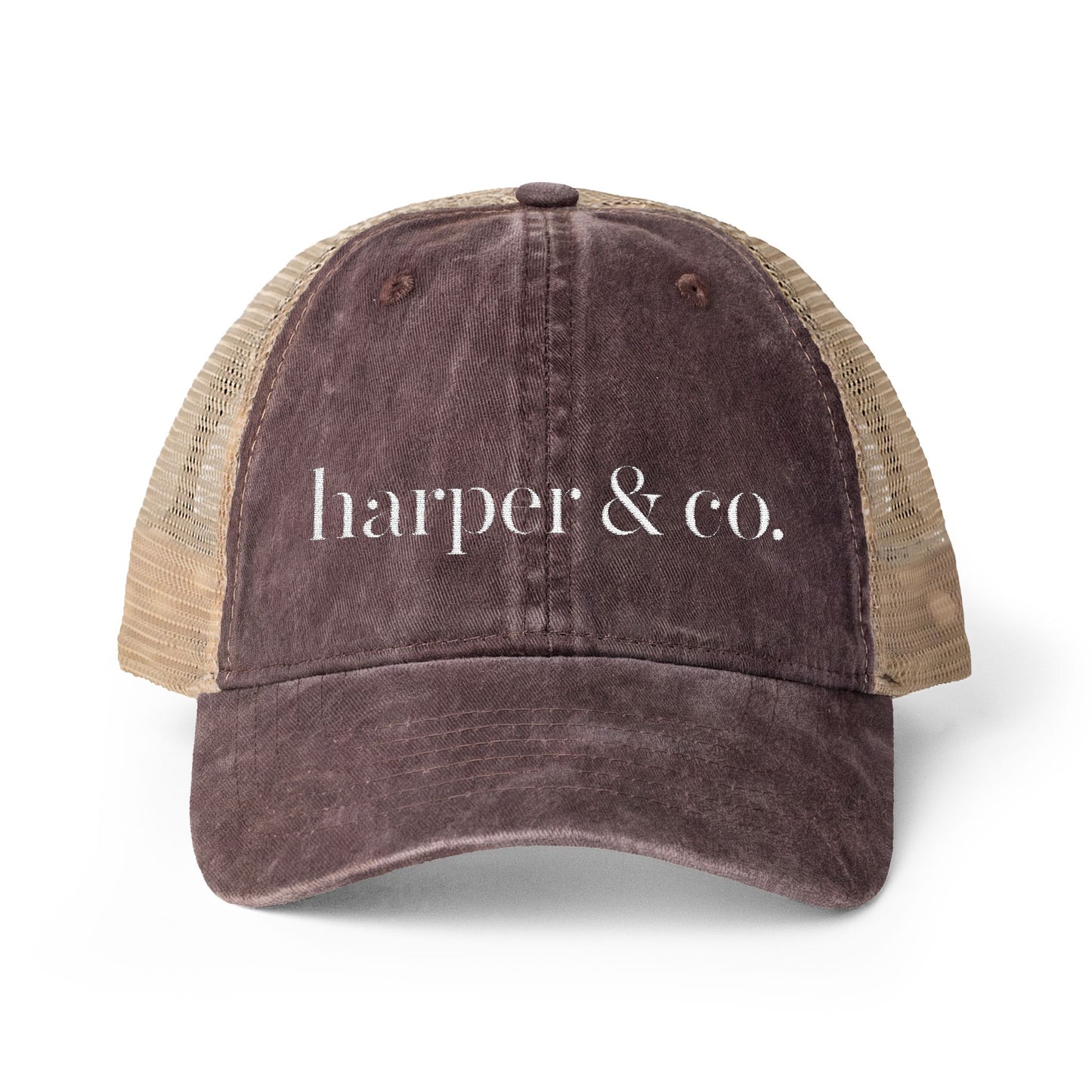Harper & Co. Women's Washed Mesh-Back Cap