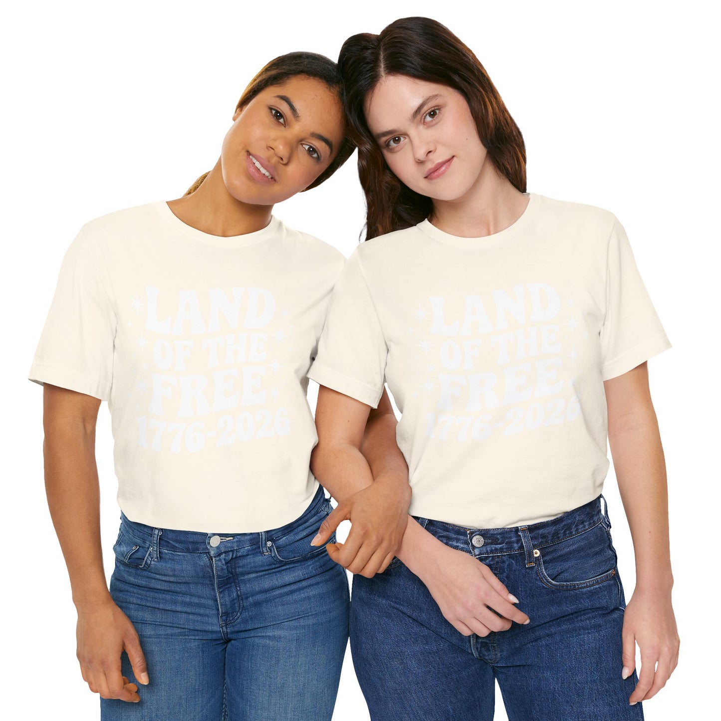 Land of the Free - 250th Anniversary America T-Shirt — USA Bicentennial Celebration Tee