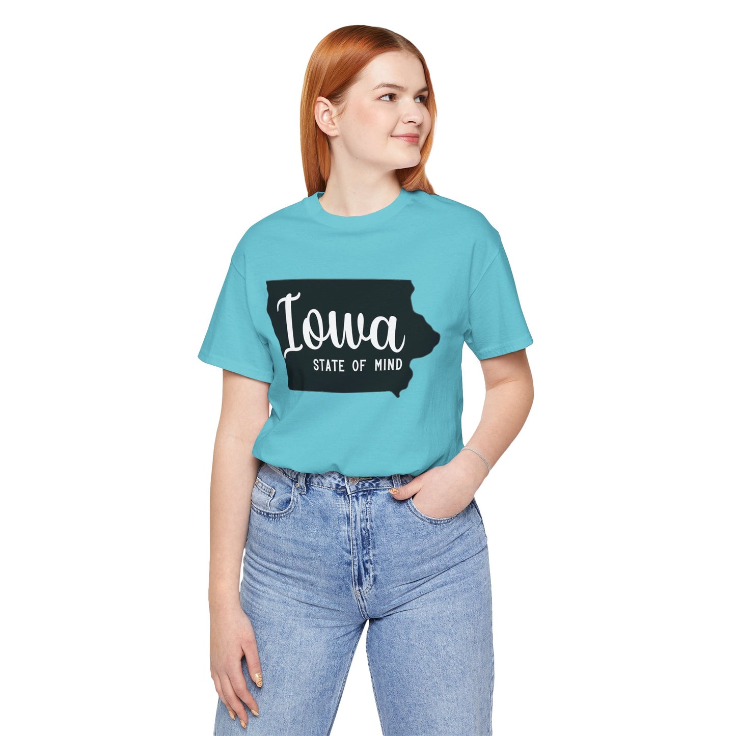 Iowa State of Mind Bella Canvas Jersey Short Sleeve Tee - Multiple Colors