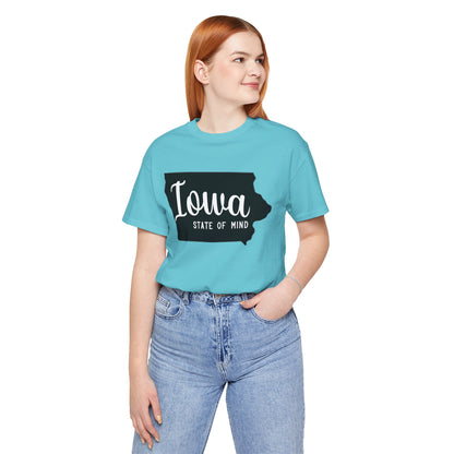 Iowa State of Mind Bella Canvas Jersey Short Sleeve Tee - Multiple Colors