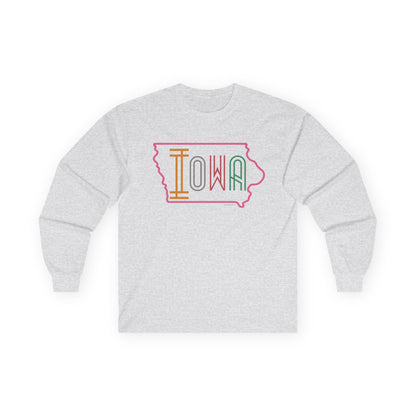 Iowa Bright Graphic Long Sleeve Tee