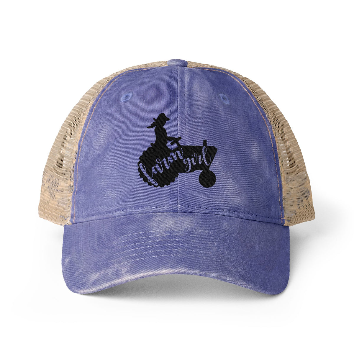 Farm Girl Women's Washed Mesh-Back Cap
