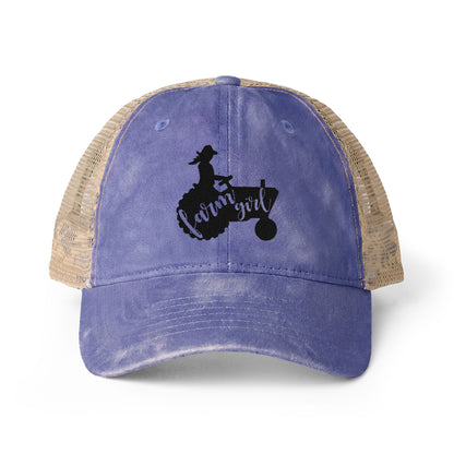 Farm Girl Women's Washed Mesh-Back Cap