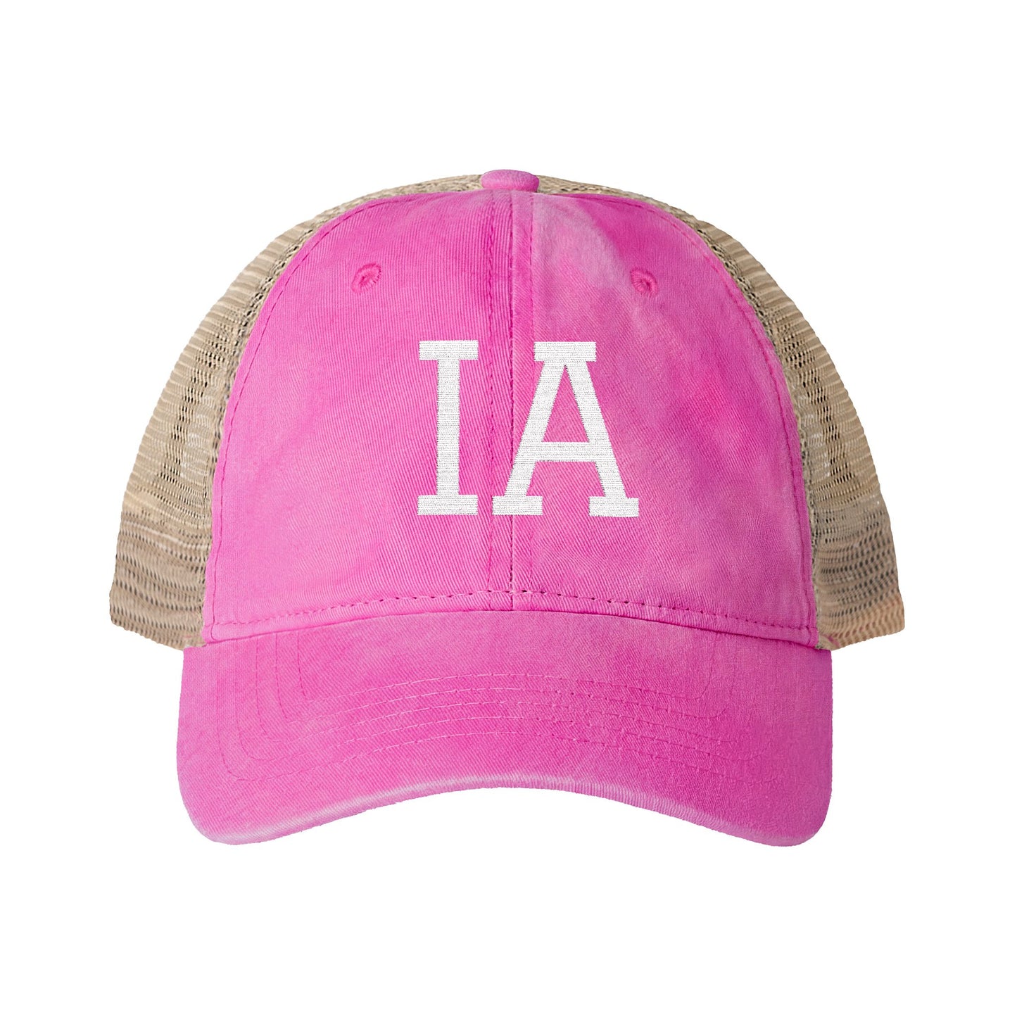 IA Iowa Washed Mesh-Back Cap