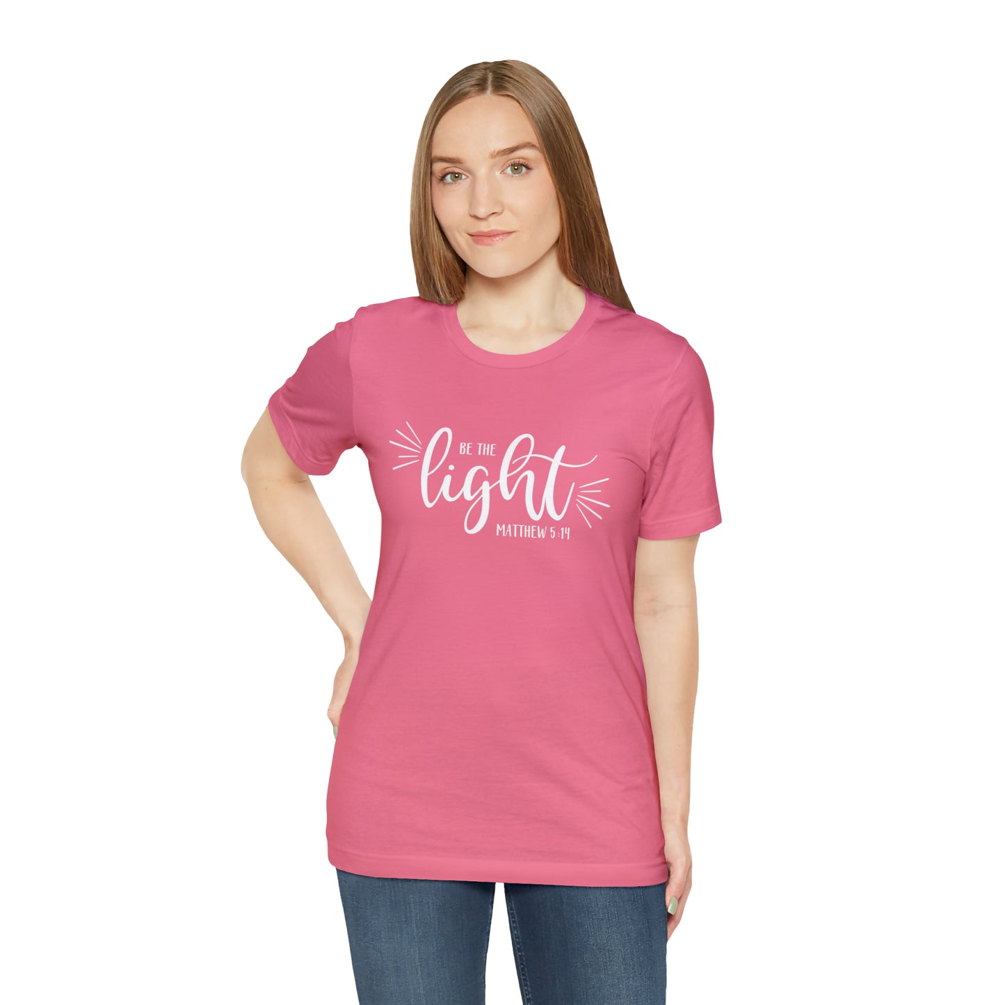 Be the Light Unisex Jersey Short Sleeve Tee