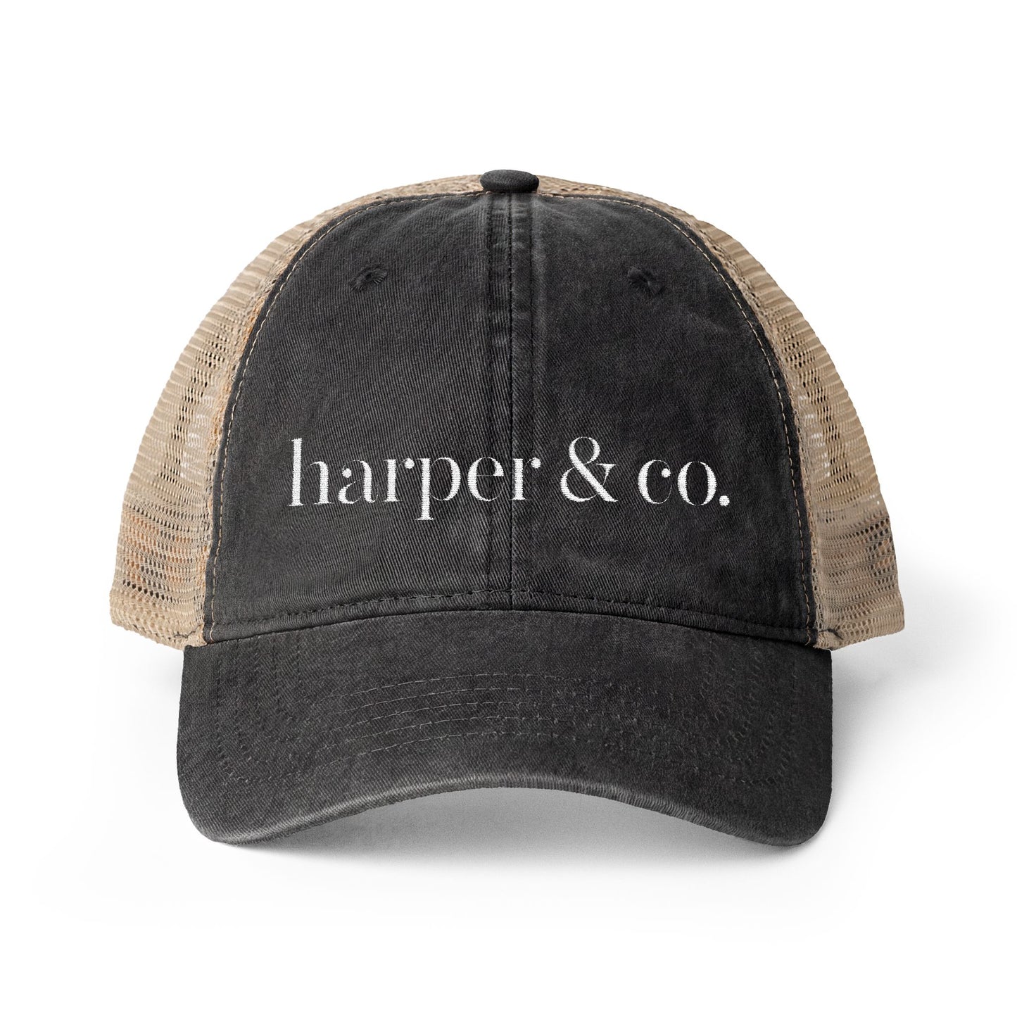 Harper & Co. Women's Washed Mesh-Back Cap