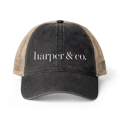 Harper & Co. Women's Washed Mesh-Back Cap