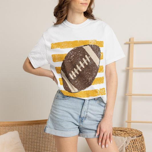 Football Vintage Stripes Color Comfort T-Shirt