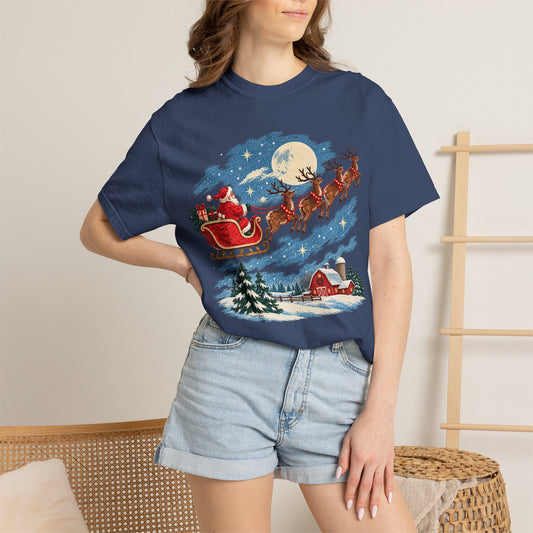 Christmas Santa Sleigh T-Shirt