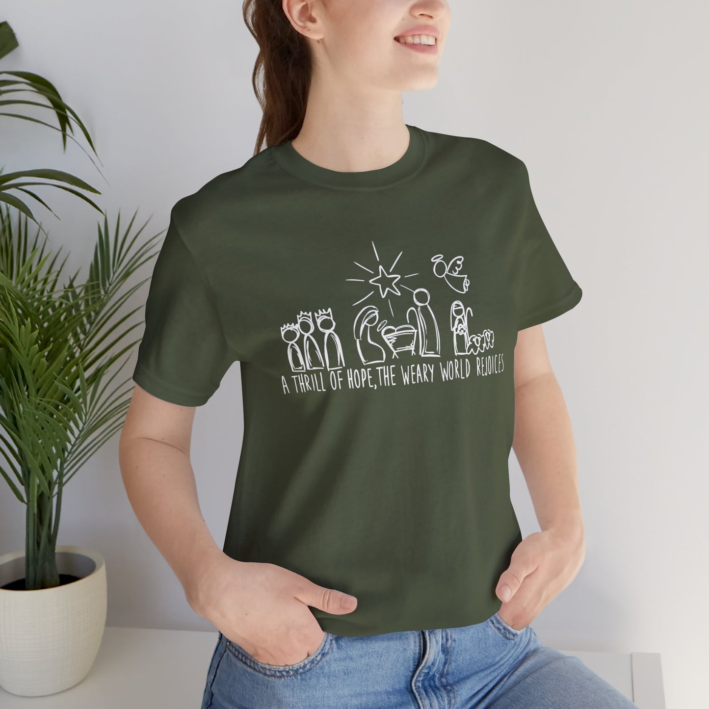 Nativity Unisex Jersey Short Sleeve Tee