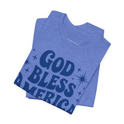 God Bless the USA - 250th Anniversary America T-Shirt — USA Bicentennial Celebration Tee