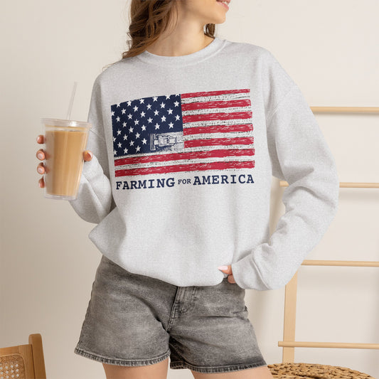 Farming for America Crewneck Sweatshirt