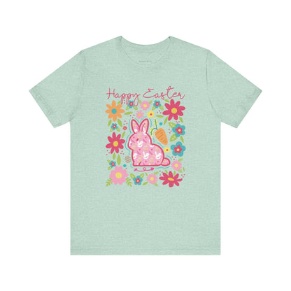 Happy Easter Bella Canvas Unisex Jersey Short Sleeve Tee