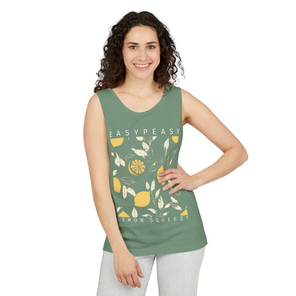 Lemon Squeeze Tank Top — Easypeasy Citrus Graphic Tank