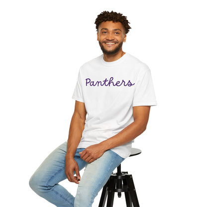 Panthers Script Garment Dyed T-Shirt