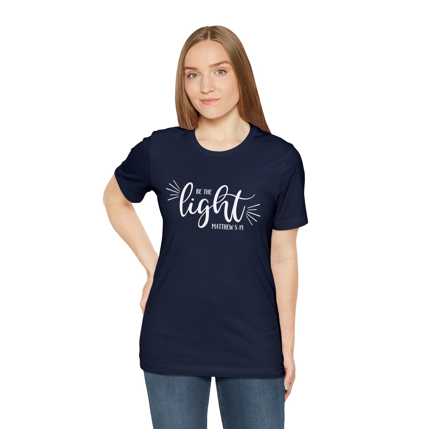 Be the Light Unisex Jersey Short Sleeve Tee