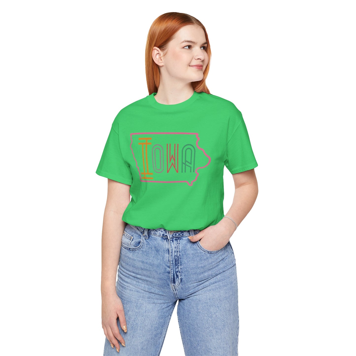 Iowa Pink Unisex Jersey Short Sleeve Tee