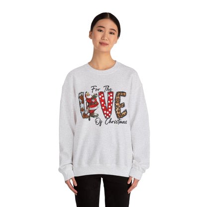 For the Love of Christmas Jersey Sweatshirt Full SIze